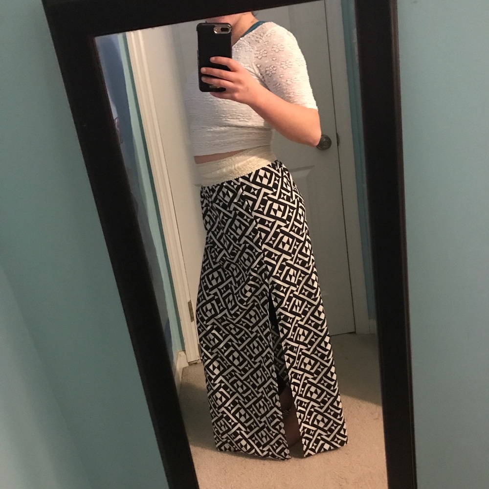 Bright White flower patterned shirt